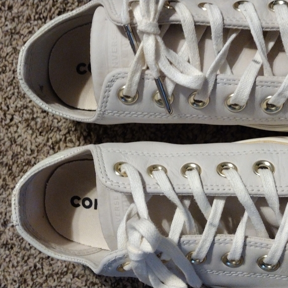 Leather Converse All Star sneakers size 6.5 - Picture 3 of 11